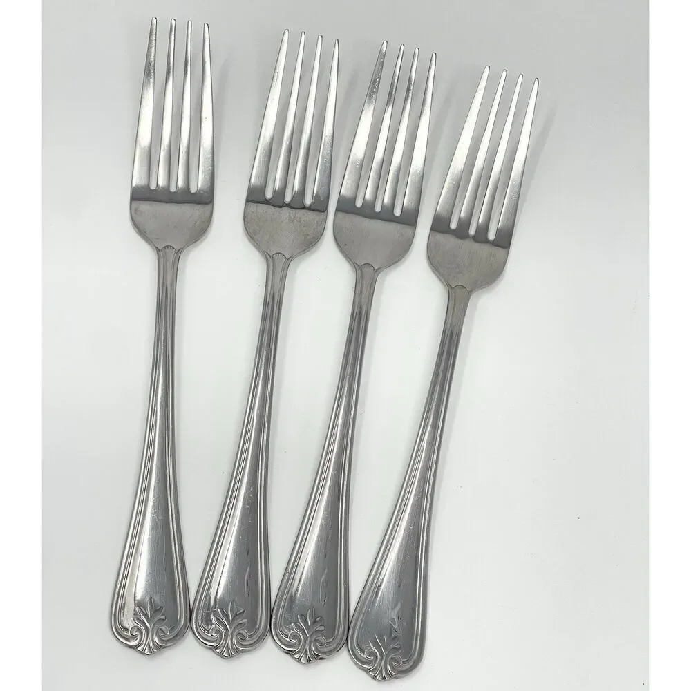 Lenox BUTLERS GOURMET Stainless Flatware 18/8 Dinner Forks 8 1/4